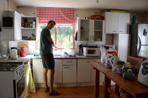 Und der Papa kocht.