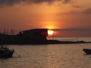 Auch das gemeinsame Anschauen des Sonnenuntergangs stand oft auf der Tagesordnung